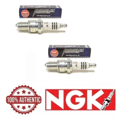 Pair 2 NGK Laser Iridium 5044 Spark Plugs BR8EIX Yamaha Banshee 350 Blaster 200