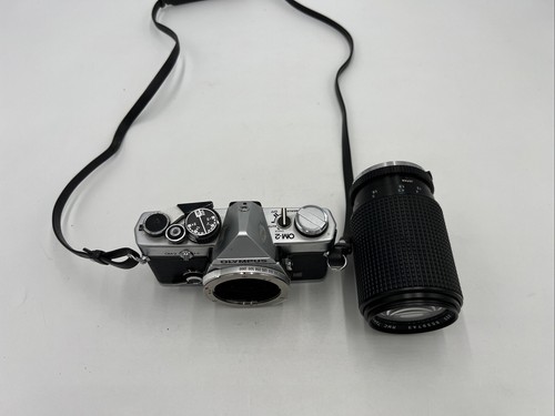 PARTS ONLY OLYMPUS OM-2 Silver SLR Film Camera W RMC Tokina Lens 80-200mm - Picture 2 of 10