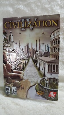 Sid Meier's CIVILIZATION IV (PC) COMPLETE IN BOX CIB 2005