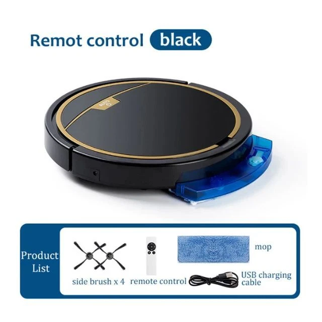 Sweeping Robot Smart Vacuum Cleaner Rechargeable Wet Dry Mopping Floor Sweeper