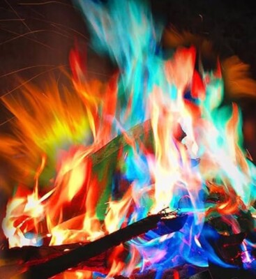 Mystische/Festliche/Weihnachten/Magische Feuerkegel. Für bunte Aurora Flammen 500g med