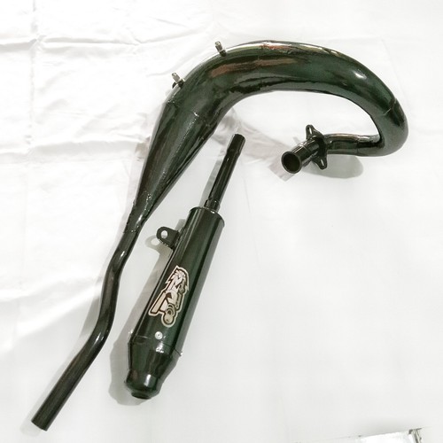 Full system exhaust pipe powder coating chamber for Suzuki TS125 eBay