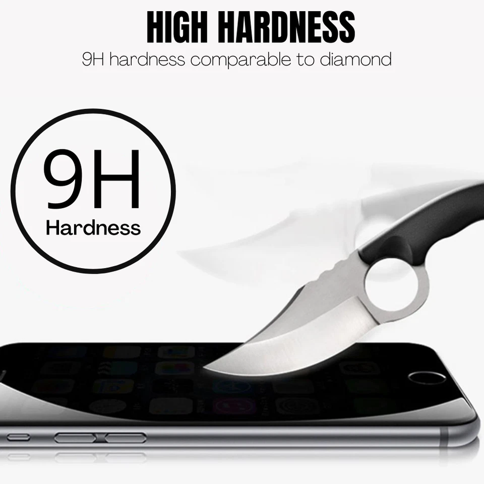 Paquete de 10 protectores de pantalla de vidrio templado de privacidad para iPhone 13 12 11 Pro Max XR 8 Foto 4 de 4