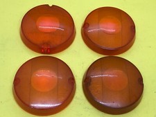 Fiat OM Tigrotto Amber Tail Light Lens Plastica Lense Lot o 4 NOS