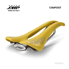 NEW Selle SMP COMPOSIT Saddle : YELLOW - MADE IN iTALY!