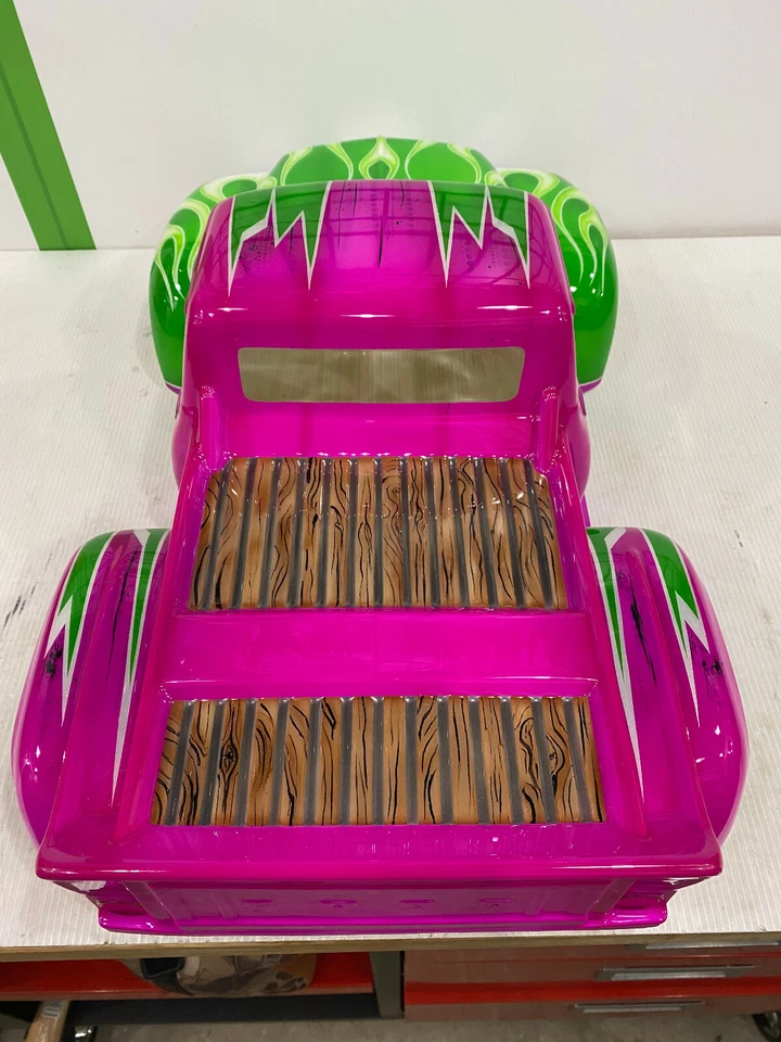 Pro-Line 1956 Ford F-100 Joker Custom Painted Body for Traxxas Slash 2wd & 4x4 - Immagine 4 di 4