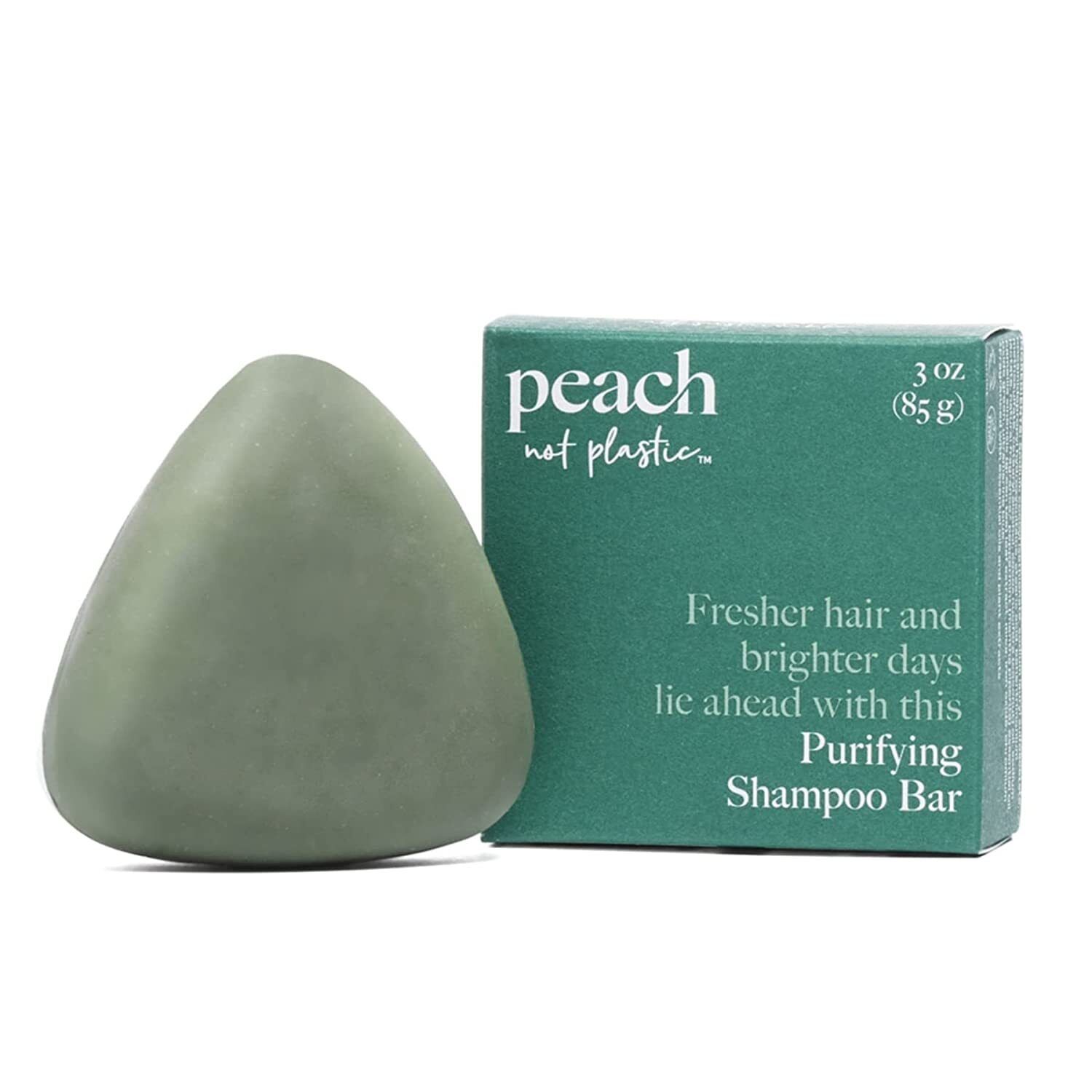 eftertænksom Kortfattet St Peach not Plastic Shampoo Bar - Purifying for Oily Hair | Leaves Hair  Feeling | eBay