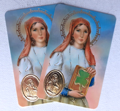 Medaglia/Preghiera Di San Pellegrino Formato Carta Di Credito - Confezione Da 2 - Prodotta In Italia