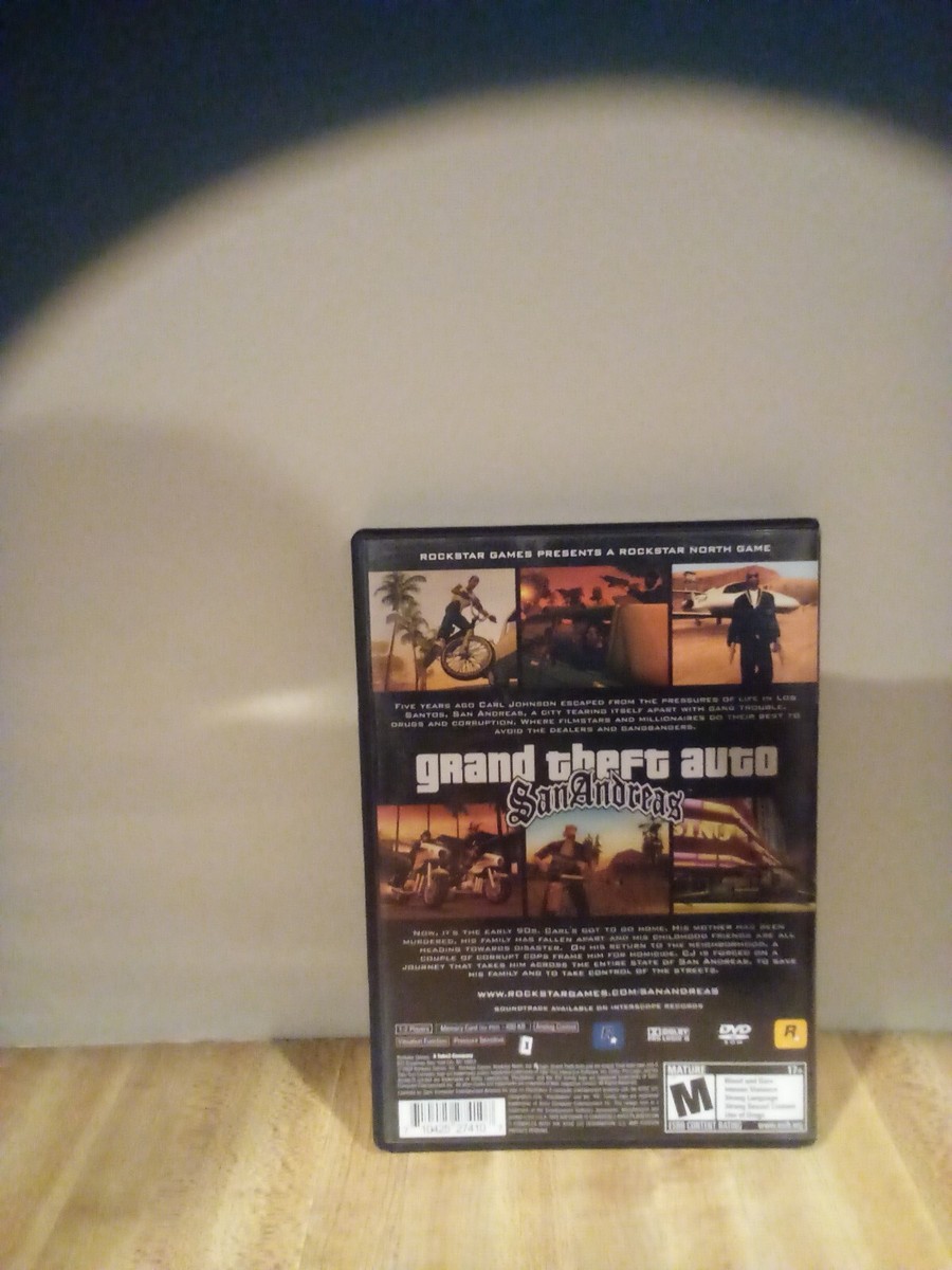original copy of gta san andreas (pre hot coffee) opened works
