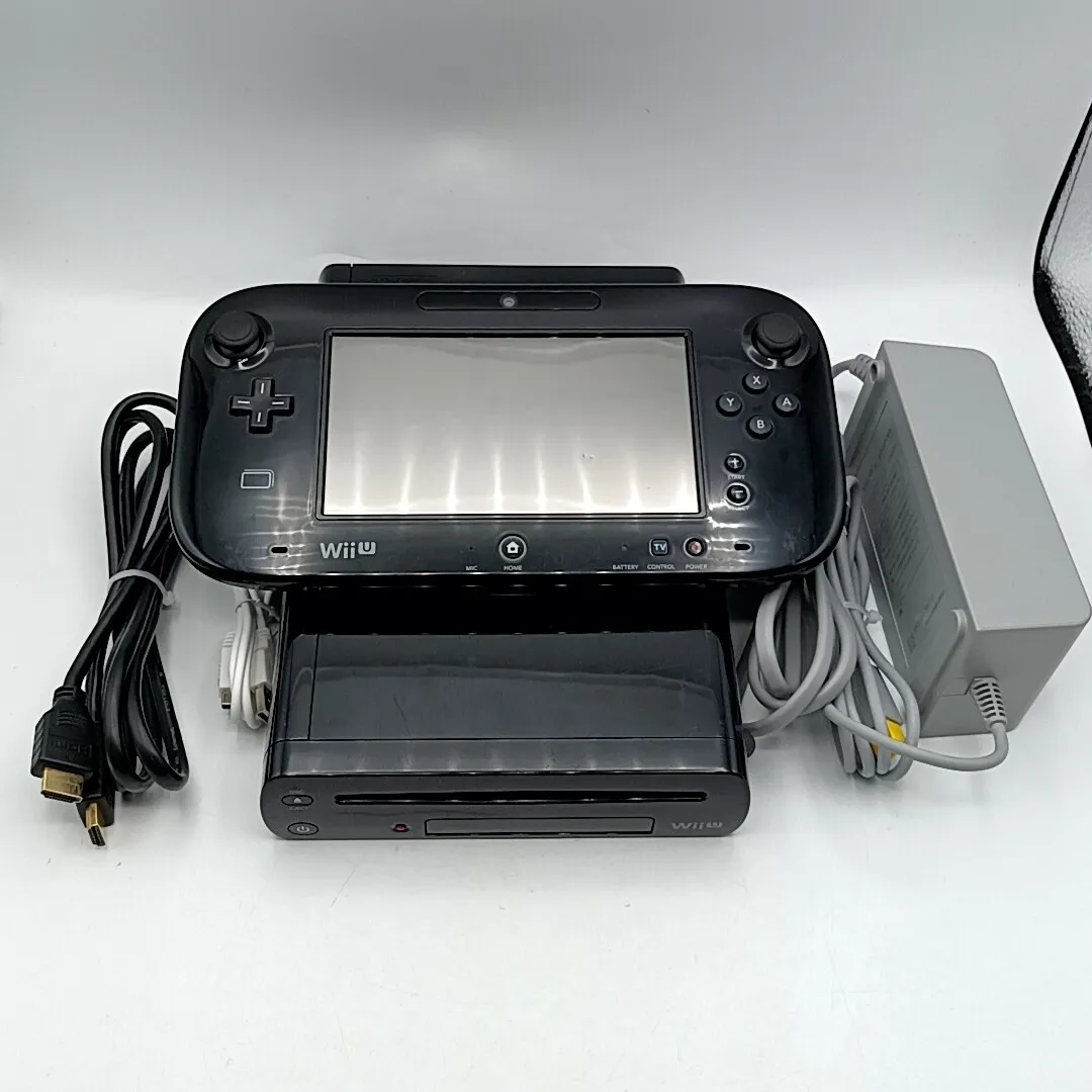 Nintendo Wii U 32GB Black Console Japanese Version - Choose Your Accessories