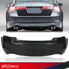  Rear Bumper Cover Fit For 2008-2012 Honda Accord V6 Sedan Dual Exhaust USA