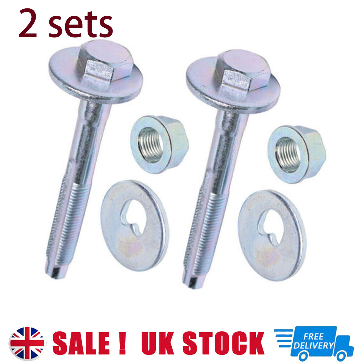 Lower Rear Suspension Eccentric Bolt Nut Kit Toe For Skoda Octavia Seat