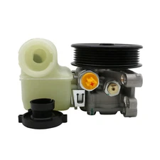 Power Steering Pump w/ Pulley + Reservoir for 06-09 Ford Fusion Mercury Milan