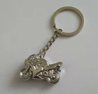 Metal motorcycle keychain 3 x 2 cm / EBMA