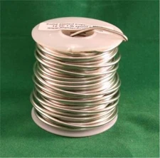 1 lb. 12g Gauge Tinned Copper Wire for Stained Glass Projects Pre-Tinned