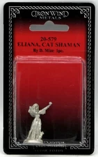 Ral Partha 20-579 Eliana Cat Shaman (Shadowrun) Female Mage Wizard Miniature NIB
