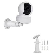 360° Adjustable Wall Mount for Indoor Pan/Tilt Security Cameras Aluminum