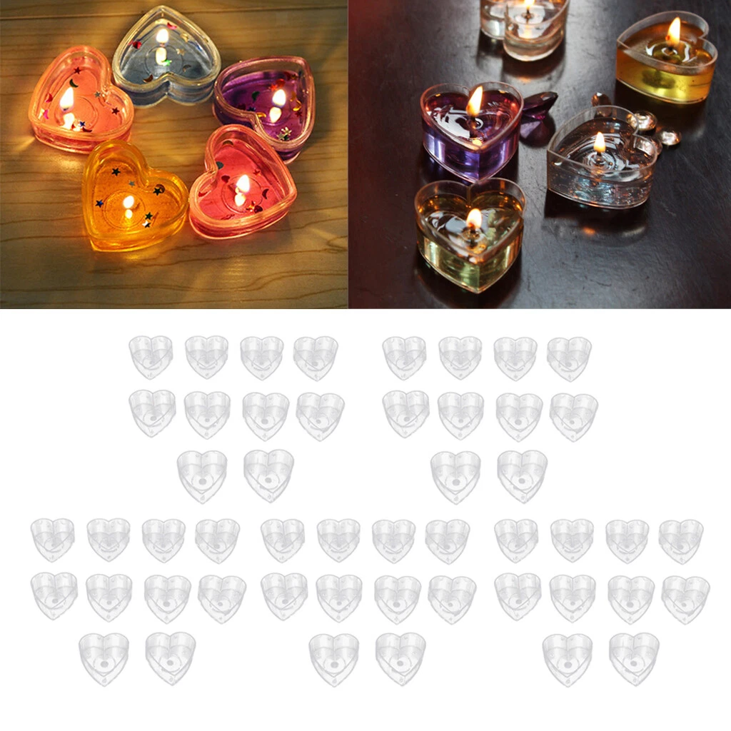 Heart shaped tea light cheap cups