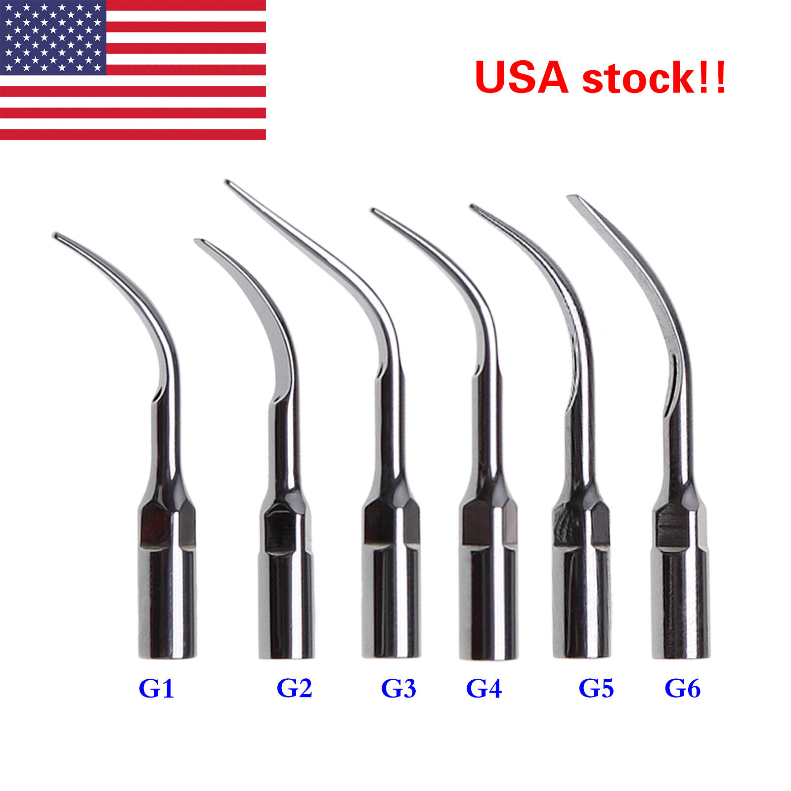 Ultrasonic Scalers Piezo Scaling Tips Safety Award and trust Choice Fit WOODP EMS G1-G6