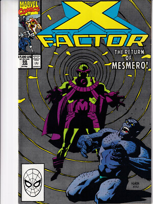 X-FACTOR Vol. 1 # 55 June 1990 MARVEL Comics - Mesmero