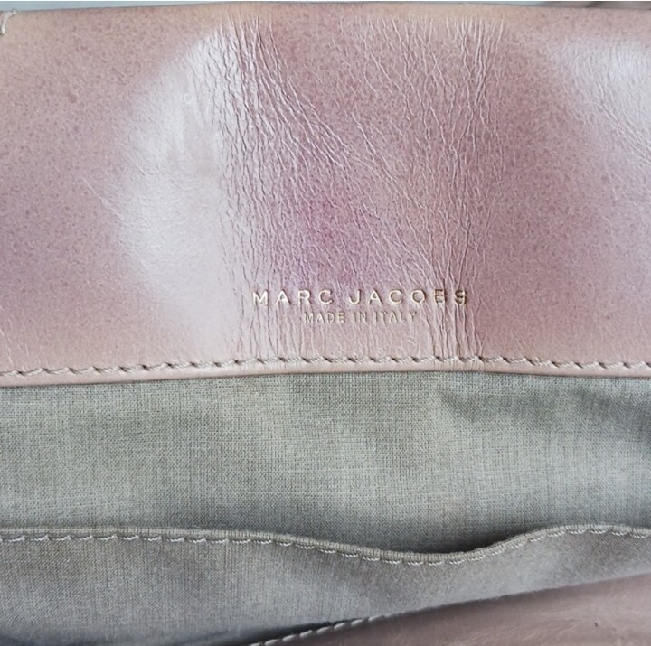 Marc Jacobs Patchwork Klein Frame Blush Leather T… - image 13