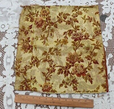Napoleon III French Antique Floral Tapestry Fabric c1860~15