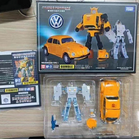 TAKARA TOMY Transformers Bumblebee Masterpiece MP21 6" Robot Action Figure Japan - Image 3 of 4
