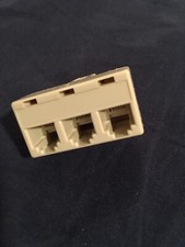 Residential Telephone Line Splitter, Three-Way Audio Connector