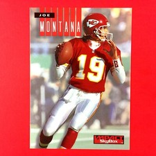 Joe Montana 1994 Skybox Impact Card #122 NFL HOF Kansas City Chiefs