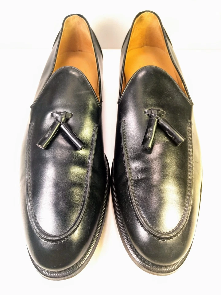 Mocassim BOTTICELLI PRETO BORLA #517-534 (44.5/10.5) - FEITO NA ITÁLIA - Imagem 2 de 4