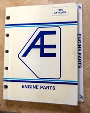 NEW 1978 AE Precision Auto Engine Parts Catalog Specs Machine Shop 397+ Pages