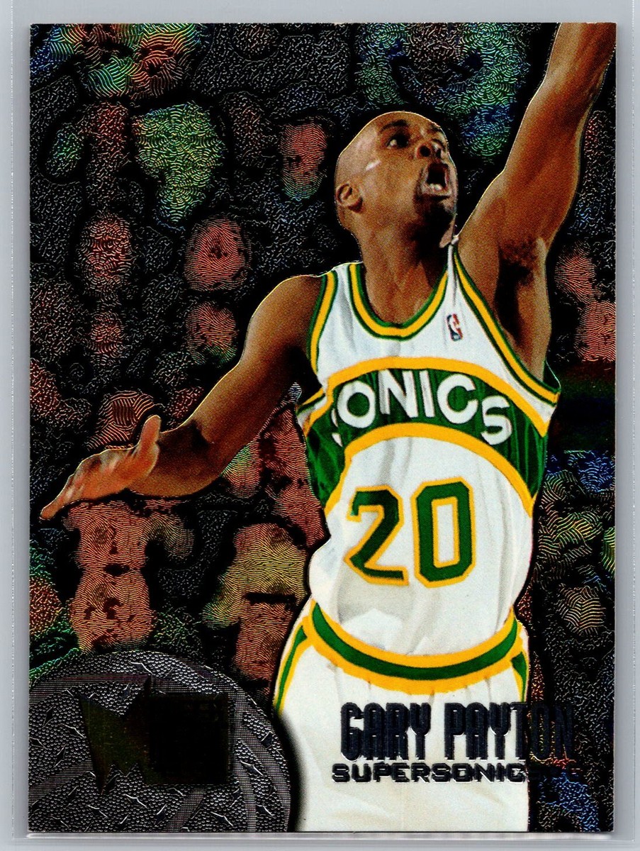 Gary Payton 1995-96 Metal BASKETBALL #103 Seattle SuperSonics HOF
