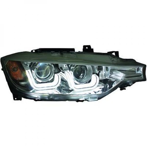LHD Phares Projecteur Paire LED Dragon Transparent Noir H7 Pour BMW F30 31 - Photo 1 sur 5