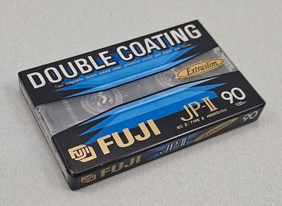 FUJI JP-II 90 Double Coating Leerkassette Tape Kassette - Neu & Verschweißt OVP