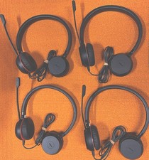 Jabra Evolve 30 II HSC060 Lot Of 4X Stereo Headsets