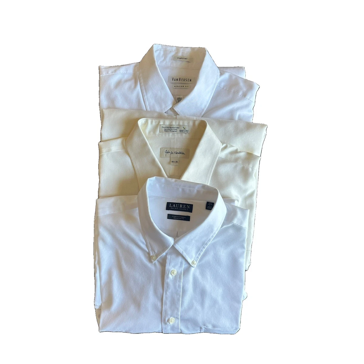 Van Heusen 100% Cotton Button-Down Dress Shirts for Men for sale