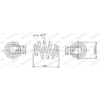 Fahrwerksfeder Hinten FüR BMW Z3 E36 2.2 2.8 3.0 95 Bis 03 Monroe Teil Original