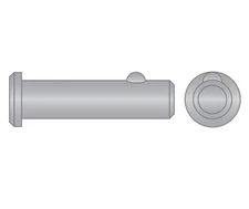 Clevis Pin Cotterless 7/16 x 1-1/2 Stainless Steel Plain (4 Pieces)