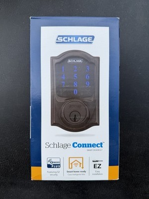 SCHLAGE BE469ZP V CAMELOT 716 CONNECT Smart Touchscreen Deadbolt AGED BRONZE