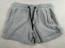YoungLA 102 Bodybuilding French Terry Shorts Men's Medium Gray Workout Stretch