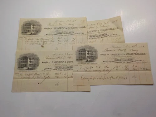 4 Civil War Documents Weapons Manufacturer Providence Tool Company Armory Lot