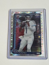 2025 Topps Chrome Football Cam Ward Pulsar Refractor #314 (RC) Rookie Titans