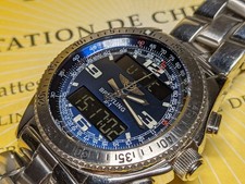 BREITLING Watch B-1 A68362 Ana-Digi Case Size 43mm Men's Blue Dial 9