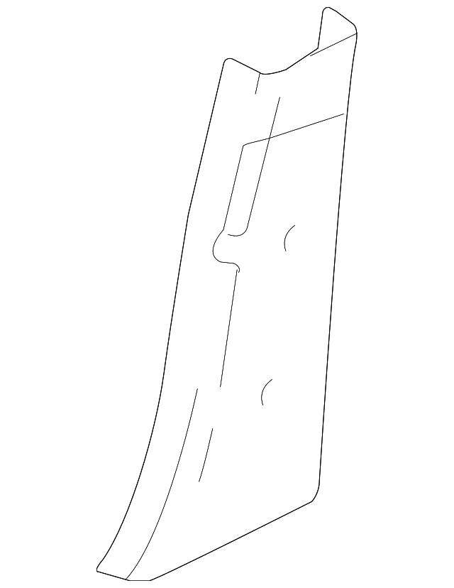 Genuine Ford 2010-2012 Taurus Lower Center Pillar Trim BG1Z-5424357-AA