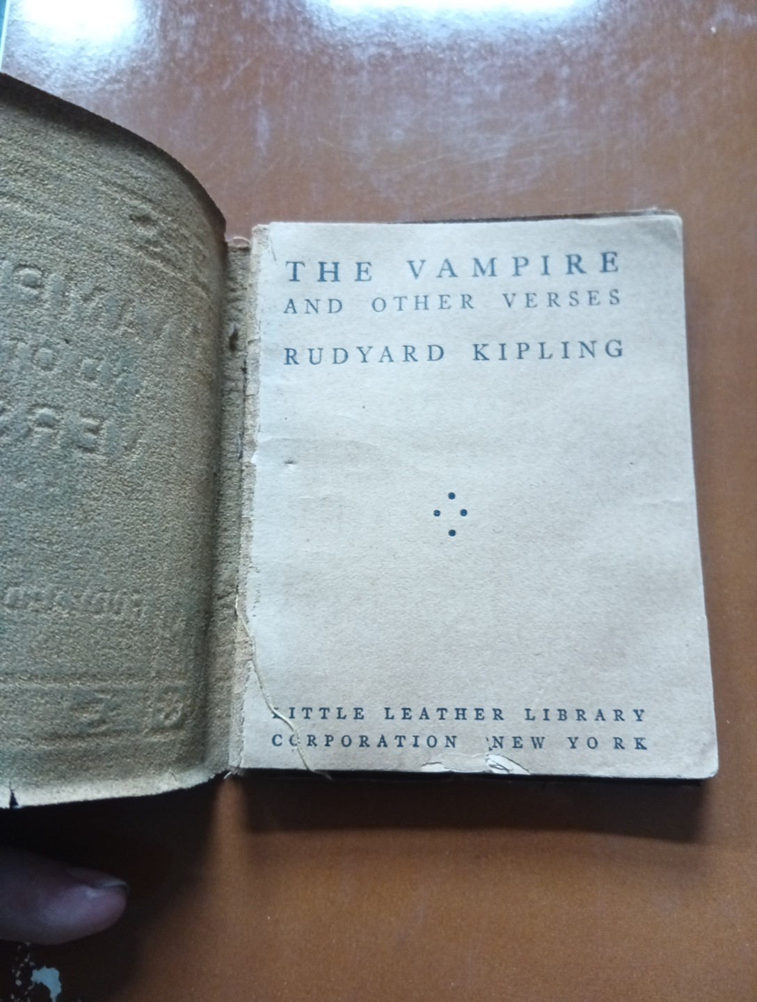 1920's Little Leather Library Books(Green). 4 Books In Fair  Condition, Show Age