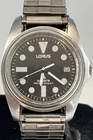 Vintage Mens Silver Tone Lorus Seiko Quartz Analog Wristwatch Running READ H