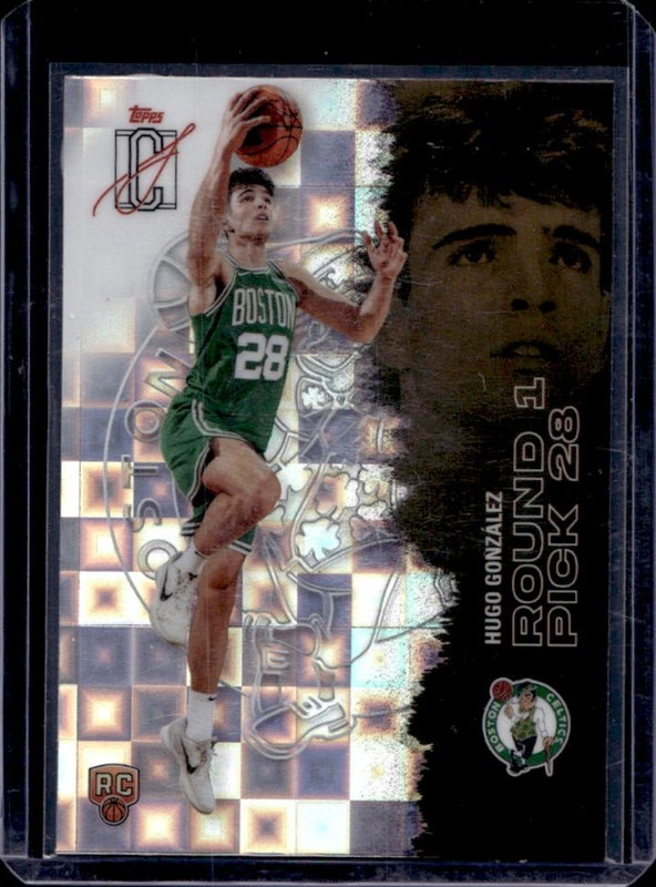 2025-26 Topps Signature Class Hugo Gonzalez Chrome Rookie Pandora Refractor #144