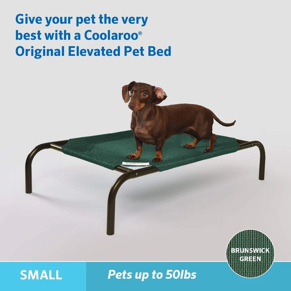 Elevated Dog Bed Pet Hammock Cat Cot Off-the-Ground Cool Beds Heavy-Duty Small  - Image 2 of 4