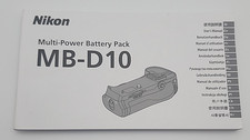 Nikon MB-D10 Multi-Power Battery Pack manuale