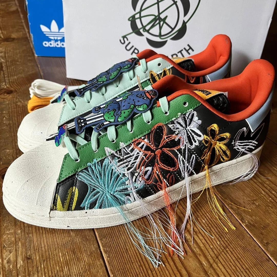 Deadstock Adidas St Aec Superarth Sw Nero Bello Verde GX3823 Uomo Us11